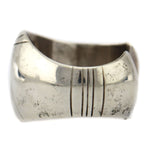 Navajo - Turquoise and Silver Bracelet c. 1960s, size 6.5