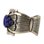 Rick Martinez - Navajo - Lapis Lazuli and Sterling Silver Bracelet c. 1980s, size 6.5