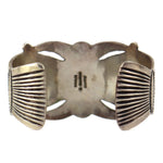 Rick Martinez - Navajo - Lapis Lazuli and Sterling Silver Bracelet c. 1980s, size 6.5