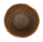 Klickitat Polychrome Basket with Zig-Zag Design and Fluted Rim c. 1900s, 13" x 10"