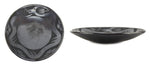 Santana (1909-2002) and Adam (1903-2000) Martinez - San Ildefonso Black on Black Gunmetal Plate with Avanyu Design c. 1960-70s, 10.75" diameter