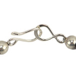 Miramontes - Morenci Turquoise with Sterling Silver Feathers and Onyx Beads, 25" length