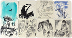 Shonto Begay - Group of 61 Coaster Drawings