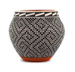 Frederica Antonio (b. 1968) - Acoma Polychrome Jar with Geometric Design c. 2000s, 2.5" x 2.5"