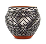 Frederica Antonio (b. 1968) - Acoma Polychrome Jar with Geometric Design c. 2000s, 2.5" x 2.5"
