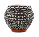 Frederica Antonio (b. 1968) - Acoma Polychrome Jar with Geometric Design c. 2000s, 2.5" x 2.5"