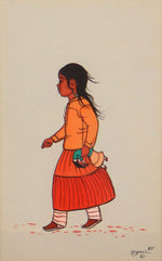 Beatien Yazz (Little No Shirt) (1928-2012) - Little Girl with Doll