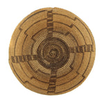 Pima Plaque with Geometric Design c. 1900s, 8.75" diameter