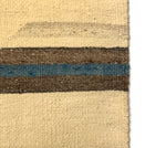 Navajo Double Saddle Blanket with Valero Stars c. 1950s, 52.5" x 37"