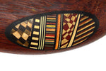 Terry Evans - Andira with Handle, Inlay, and Legs Wood Lidded Box, 7.5" x 6" x 4"