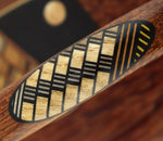 Terry Evans - Andira with Inlay and Legs Wood Lidded Box, 7.4" x 6.5" x 3.6"