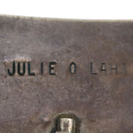 Julie Ondelacy Lahi - Zuni - Multi-Stone Channel Inlay and Silver Pin/Pendant c. 1970s, 1.25" x 1.375"