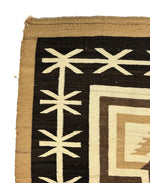 Navajo Two Grey Hills Rug c. 1920s, 80" x 60.5"