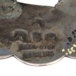 Richard "Shatka" Spencer (1890-1980) - Anglo - Turquoise and Sterling Silver Leather Concho Belt c. 1950s, 31.75" - 32.25" size waist