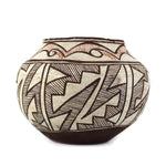 Zuni Polychrome Olla with Fine Line Design c. 1890s, 6.25" x 7.75"