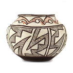 Zuni Polychrome Olla with Fine Line Design c. 1890s, 6.25" x 7.75"