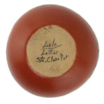 Lela (1895-1966) and Luther (1911-1987) Gutierrez - Santa Clara Polychrome Bowl with Pictorial Design c. 1950-60s, 3" x 5.25"