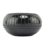 Blue Corn (Crucita Gonzales Calabaza) (1921-1991) - San Ildefonso Black on Black Bowl with Feather Design c. 1960-70s, 2.5" x 4.75"