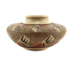 Tonita Hamilton Nampeyo (1934-2020) - Hopi Polychrome Vase with Migration Pattern c. 1980s, 7" x 12"