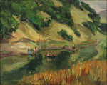 Ted Christensen (1911-1998) - Sunday Outing II