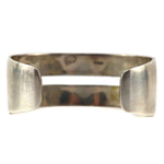 Alde Qumyintewa (1950-2004) - Hopi - Sterling Silver Overlay Bracelet with Snow Cloud Pictorials c. 1970-80s, size 7