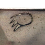 Alde Qumyintewa (1950-2004) - Hopi - Sterling Silver Overlay Bracelet with Snow Cloud Pictorials c. 1970-80s, size 7