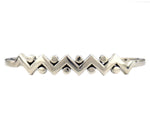 Sam Patania - Sterling Silver "Storm Cuff" Bracelet, size 6.75