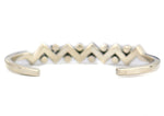 Sam Patania - Sterling Silver "Storm Cuff" Bracelet, size 6.75