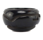 Mary Cain (1915-2010) - Santa Clara Black Bowl with Carved Design c. 1970s, 2.25" x 3.75"