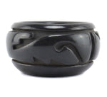 Margaret Tafoya (1904-2001) - Santa Clara Black Bowl with Carved Design c. 1950s, 3" x 5.5"