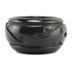Margaret Tafoya (1904-2001) - Santa Clara Black Bowl with Carved Design c. 1950s, 3" x 5.5"