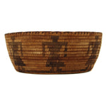 Pima Basket with Human Pictorials c. 1920s, 3" x 8.25"