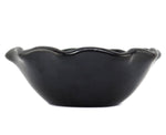 Desideria Montoya (1889-1982) - San Ildefonso Black Bowl with Fluted Rim c. 1910-20s, 2.5" x 7"