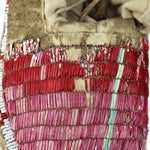 Lakota Sioux Leather Beaded Moccasins with Porcupine Quills c. 1890s, 3.25" x 4.5" x 11"