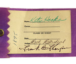 Katie Hooke - Apache Burden Basket c. 1991 - Includes 2 Award Ribbons, 18" x 14.5"