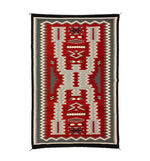 Large Navajo Crystal Storm Pattern Rug c. 1980s, 107.5" x 72.5"
