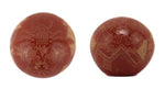 Susan Romero (b. 1955) - Santa Clara Miniature Redware Sgraffito Seed Jar with Sgraffito Bug Pictorial c. 2021, 1.5" x 1.625"