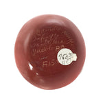 Camilio Tafoya - Santa Clara Miniature Polychrome Sgraffito Jar with Butterfly and Animal Pictorials c. 1982, 1.5" x 2.25" (P91331B-0615-062)