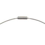 Shirley Wagner - Contemporary "Glorious" Pendant with Steel, Amethyst Geode, Pyrite, and Brass 1.875" x 1.5"