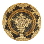 Navajo Polychrome Wedding Basket Plaque c. 1930-40s, 10.5" diameter
