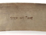 Tahe Family - Navajo - Sterling Silver Bangle c. 1960-80s, size 8.75