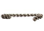 Navajo - Silver Bracelet with Braided Twist Design c. 1950-60s, size 6.5
