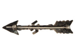 Navajo - Fred Harvey Silver Arrow Pin with Whirling Logs Design c. 1930s, 0.375" x 1.625"