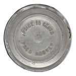 Group of 4: Aluminum Collapsible Lidded Cup and Set of 3 Silver Knives c. 1930s