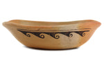 Garnet Pavatea (1915-1981) - Hopi Oval Bowl c. 1950-60s, 1.75" x 6.75" x 4.75"