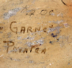 Garnet Pavatea (1915-1981) - Hopi Oval Bowl c. 1950-60s, 1.75" x 6.75" x 4.75"