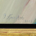 Gregory Kondos (1923-2021) - Hillside Trees at Maynard Dixon's Studio