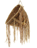 Apache Burden Basket with Checkered Design c. 1950-60s, 12.5" x 13"