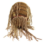 Apache Burden Basket with Checkered Design c. 1950-60s, 12.5" x 13"