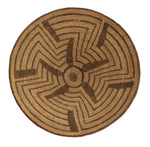 Pima Basket with Whirling Logs Design c. 1910s, 4.5" x 13.5"